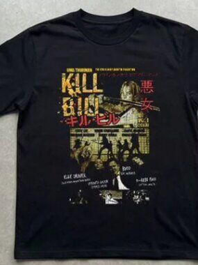 Kill Bill Movie Graphic T-Shirt Black